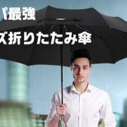 メンズ折りたたみ傘おすすめコスパモノ！軽さと丈夫さを兼ね備えた1,000円台の自動開閉式ってある？